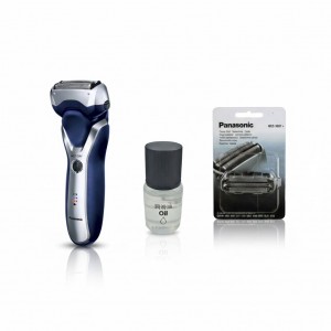 Электробритва Panasonic ES-RT37-S520-AS2 с дополнительным комплектом из сеточки WES-9087Y-1361 и маслом WES-8196X-7911